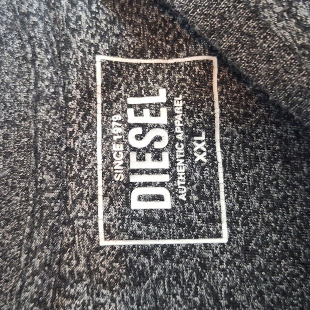 Diesel Black/ Heather Grey Basic Tee - image 4